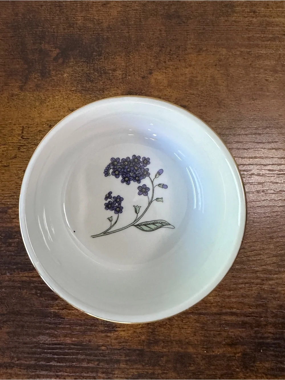 Vtg Centrum Viva Botanica Porcelain 2 Piece Chip & Dip Set Floral Platter Bowl
